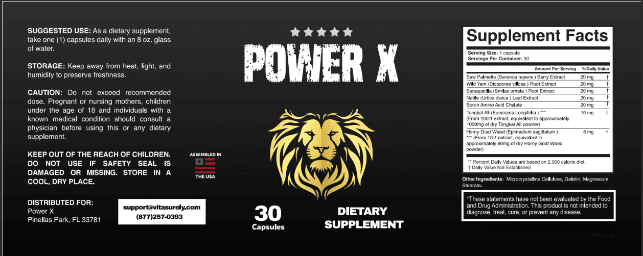 Power X Label